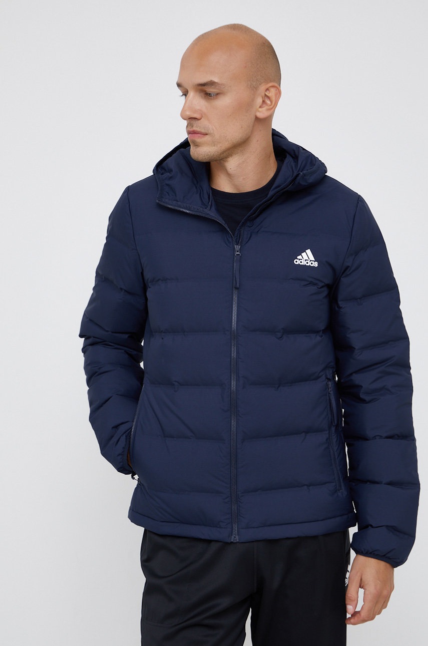 

adidas Performance - Пухено яке, Тъмносин