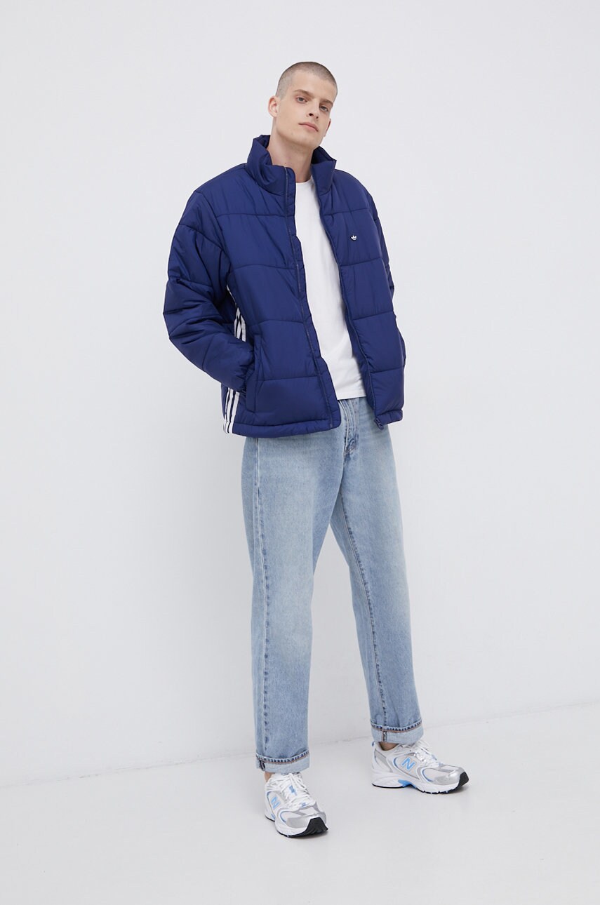 

Куртка adidas Originals H13552 мужская цвет синий переходная
