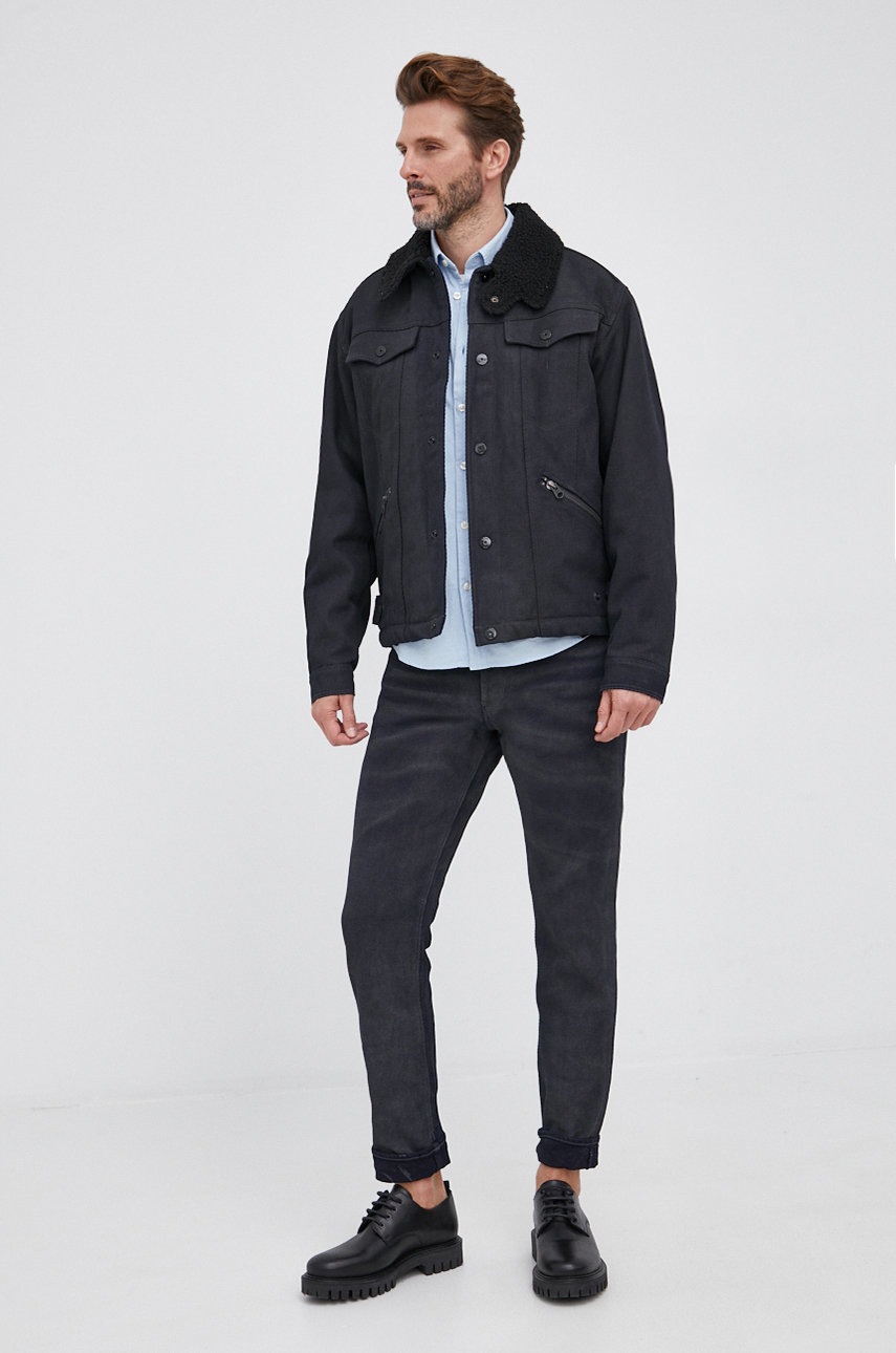 

Куртка G-Star Raw чоловіча колір синій зимова