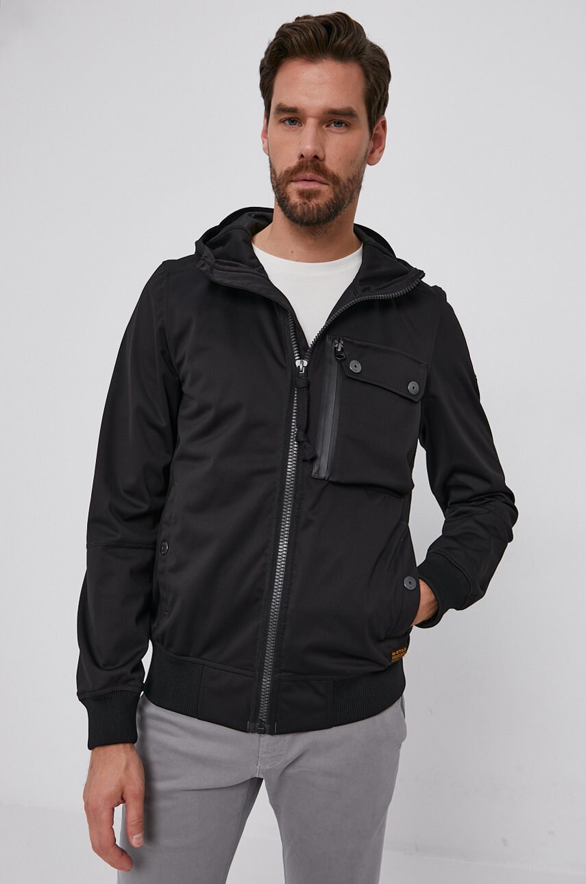 

Куртка G-Star Raw чоловіча колір чорний перехідна