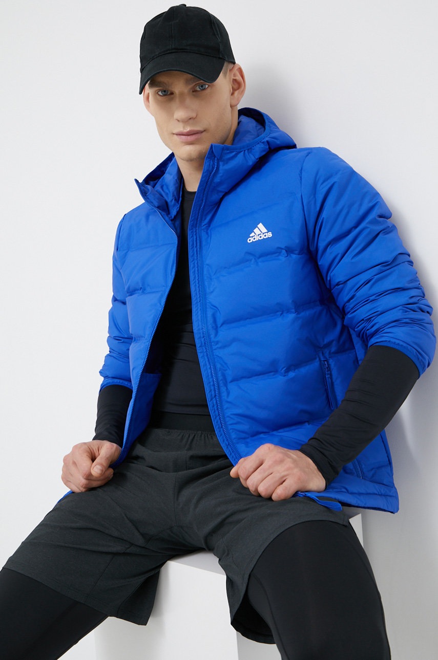 

Пухено яке adidas Performance със зимна изолация, Син