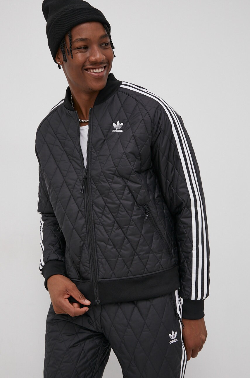 

Яке бомбър adidas Originals H11439 в черно с преходна изолация, Черен