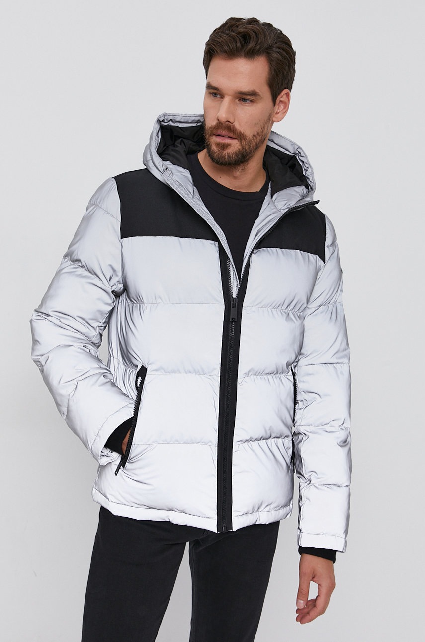 

Куртка Dkny мужская цвет серый зимняя