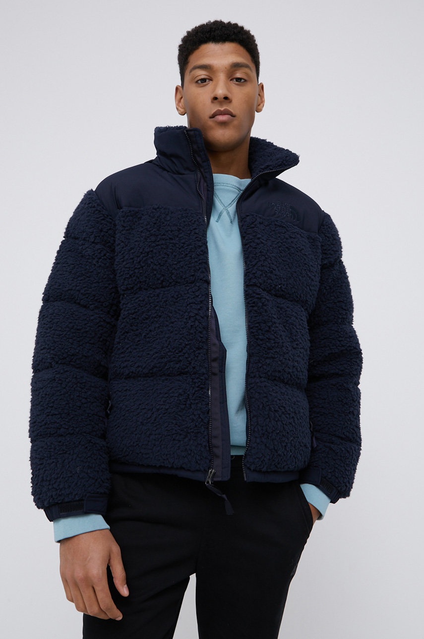 The North Face Kurtka puchowa męska kolor granatowy zimowa