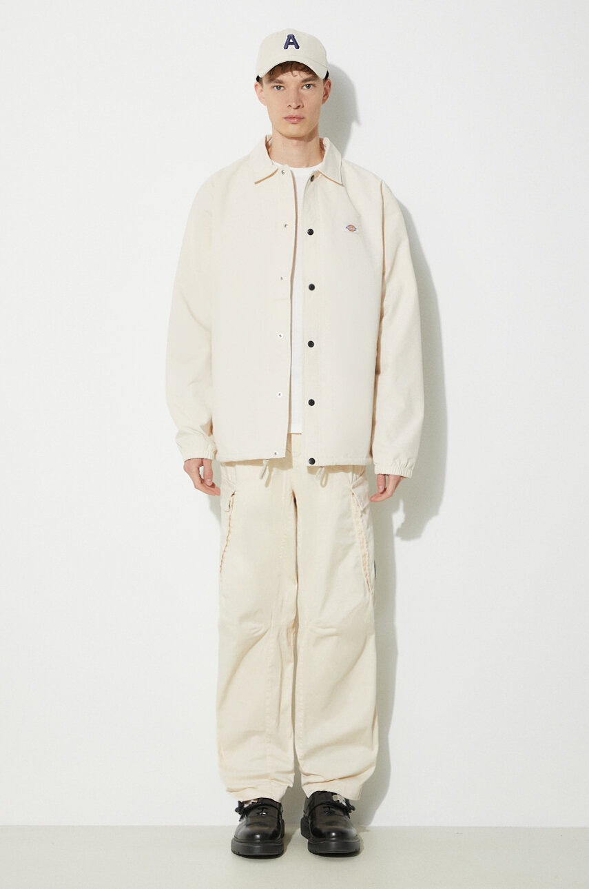 Μπουφάν Dickies χρώμα: μπεζ φωτογραφία