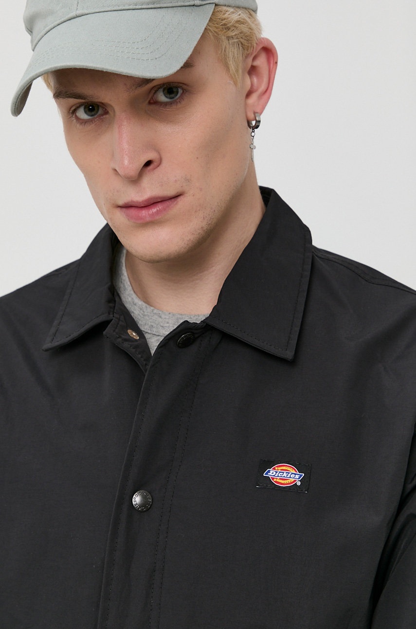 Куртка Dickies чоловіча колір чорний перехідна DK0A4XEWBLK-BLACK 