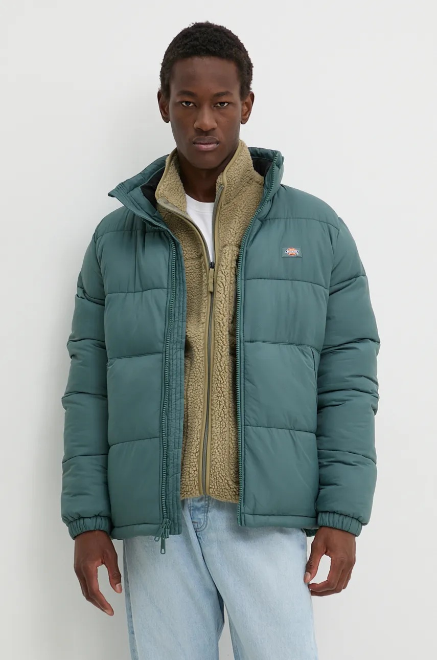 Dickies geaca barbati, culoarea verde, de iarna