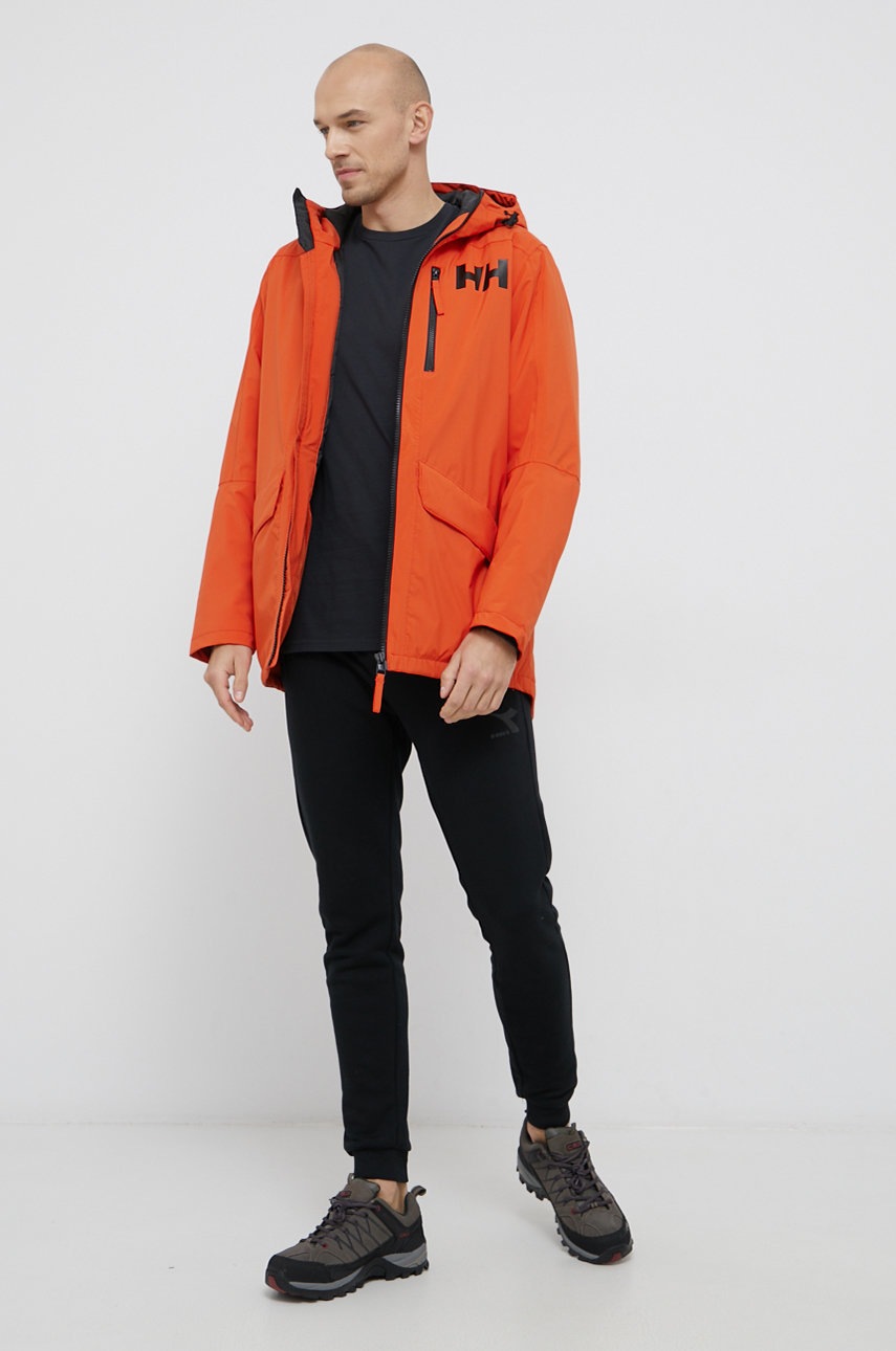 

Куртка Helly Hansen чоловіча колір помаранчевий перехідна
