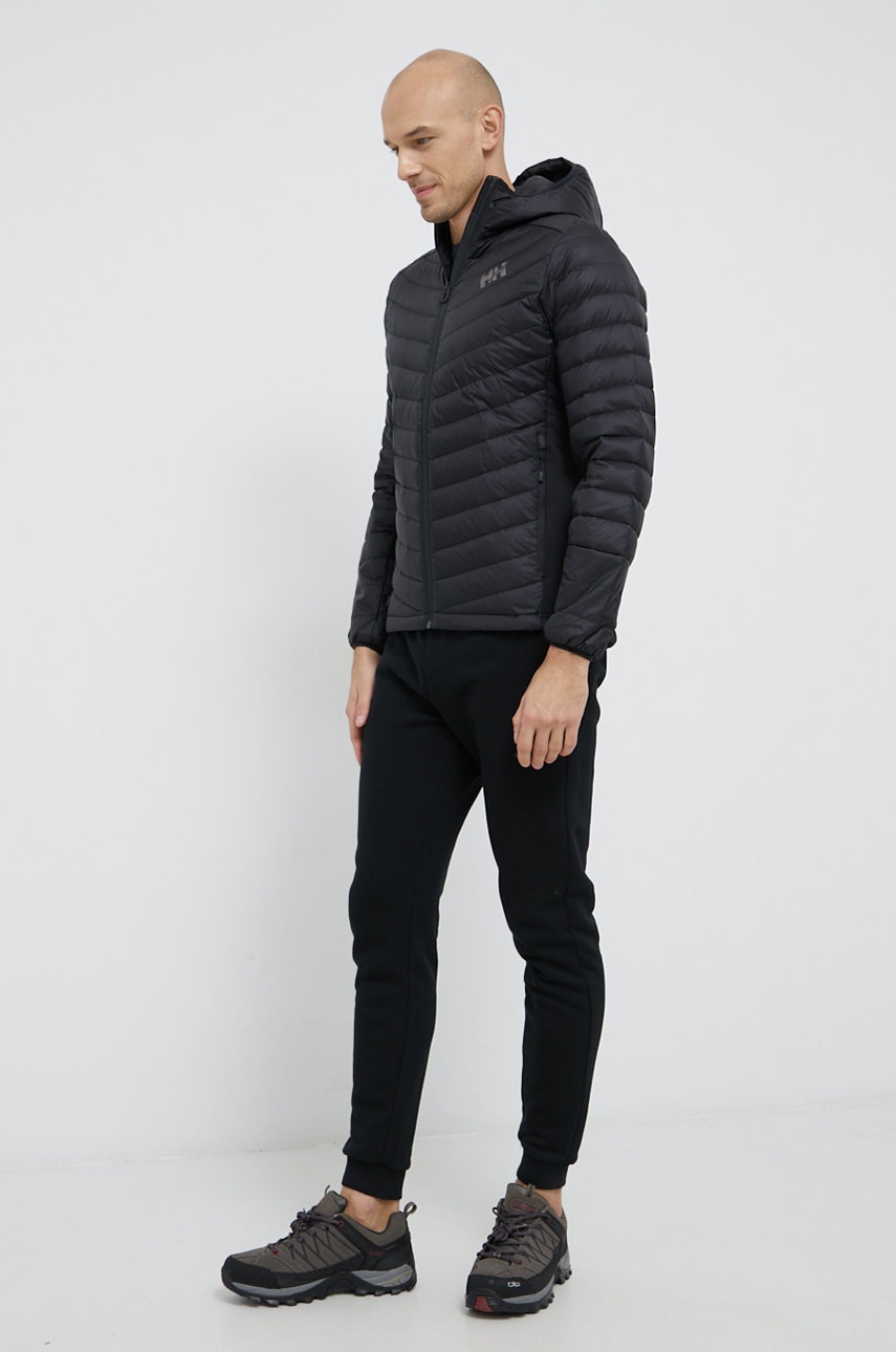 

Пухова куртка Helly Hansen чоловіча колір чорний перехідна