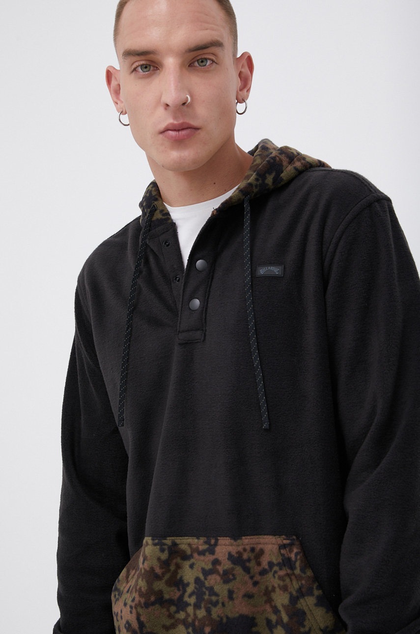 

Кофта Billabong чоловіча колір чорний візерунок