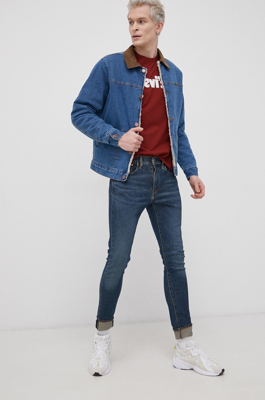 Billabong Kurtka jeansowa x Wrangler męska przejściowa