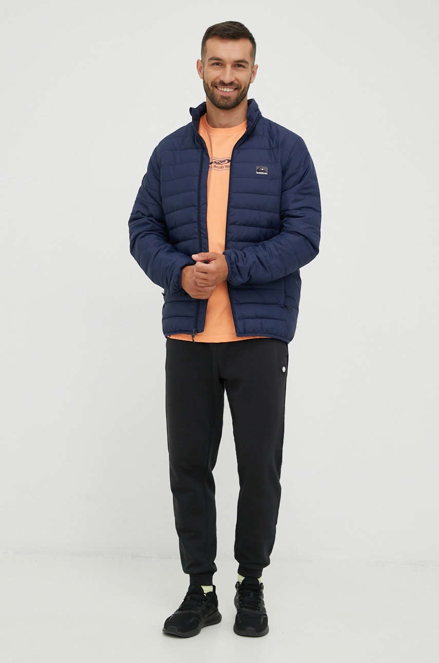 

Куртка Quiksilver чоловіча колір синій зимова