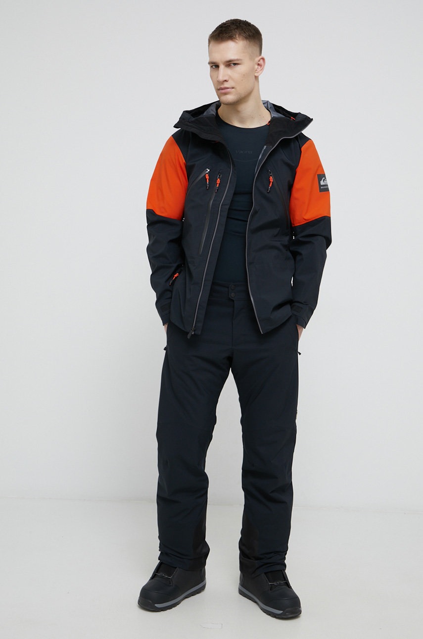 

Куртка Quiksilver чоловіча колір чорний Gore-Tex