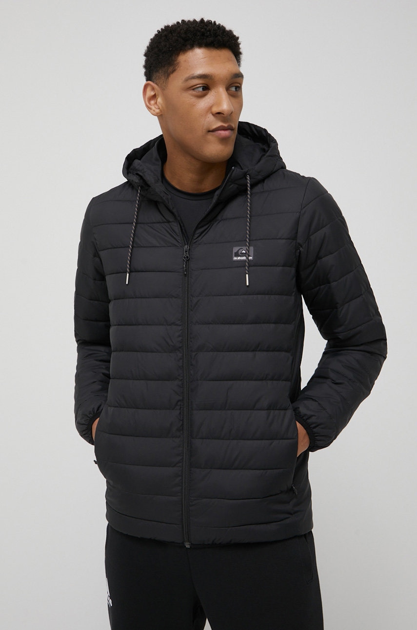 Quiksilver geaca sport culoarea negru, de iarna