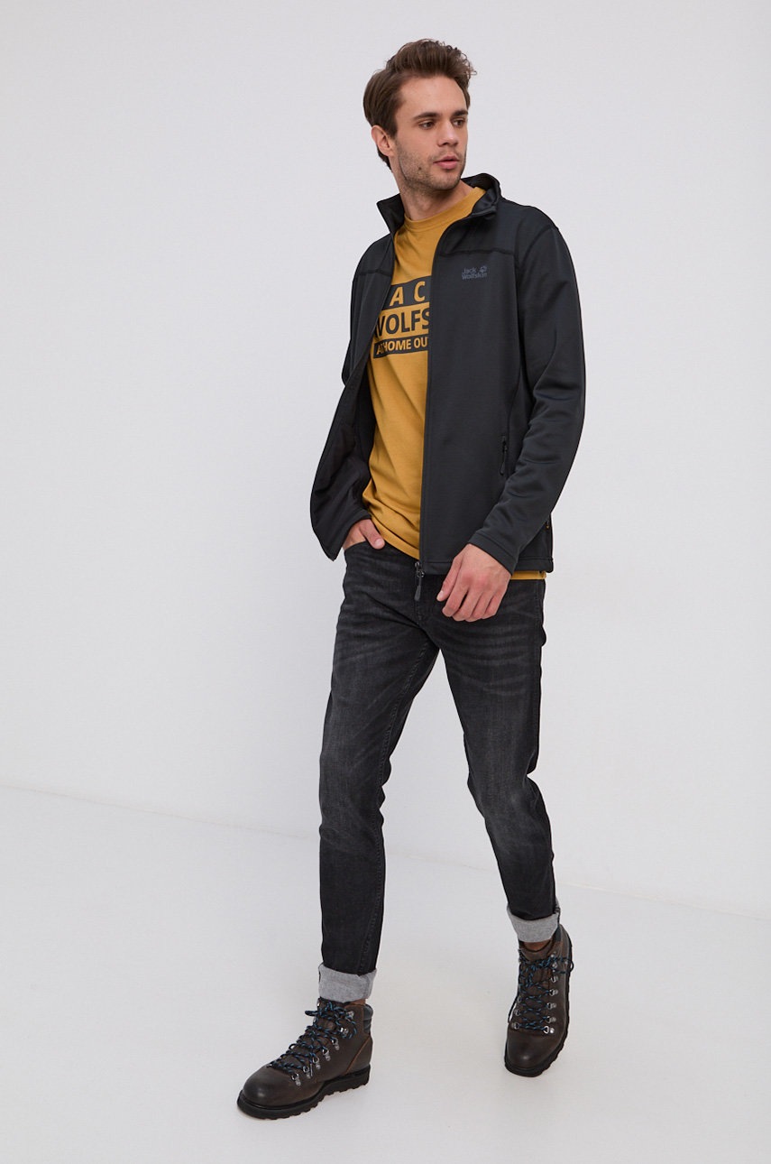 

Куртка для треккинга Jack Wolfskin цвет чёрный