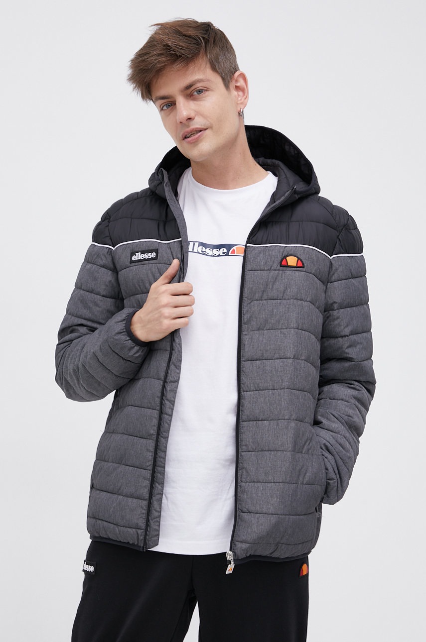 

Яке Ellesse мъжко в сиво с преходна изолация, Сив