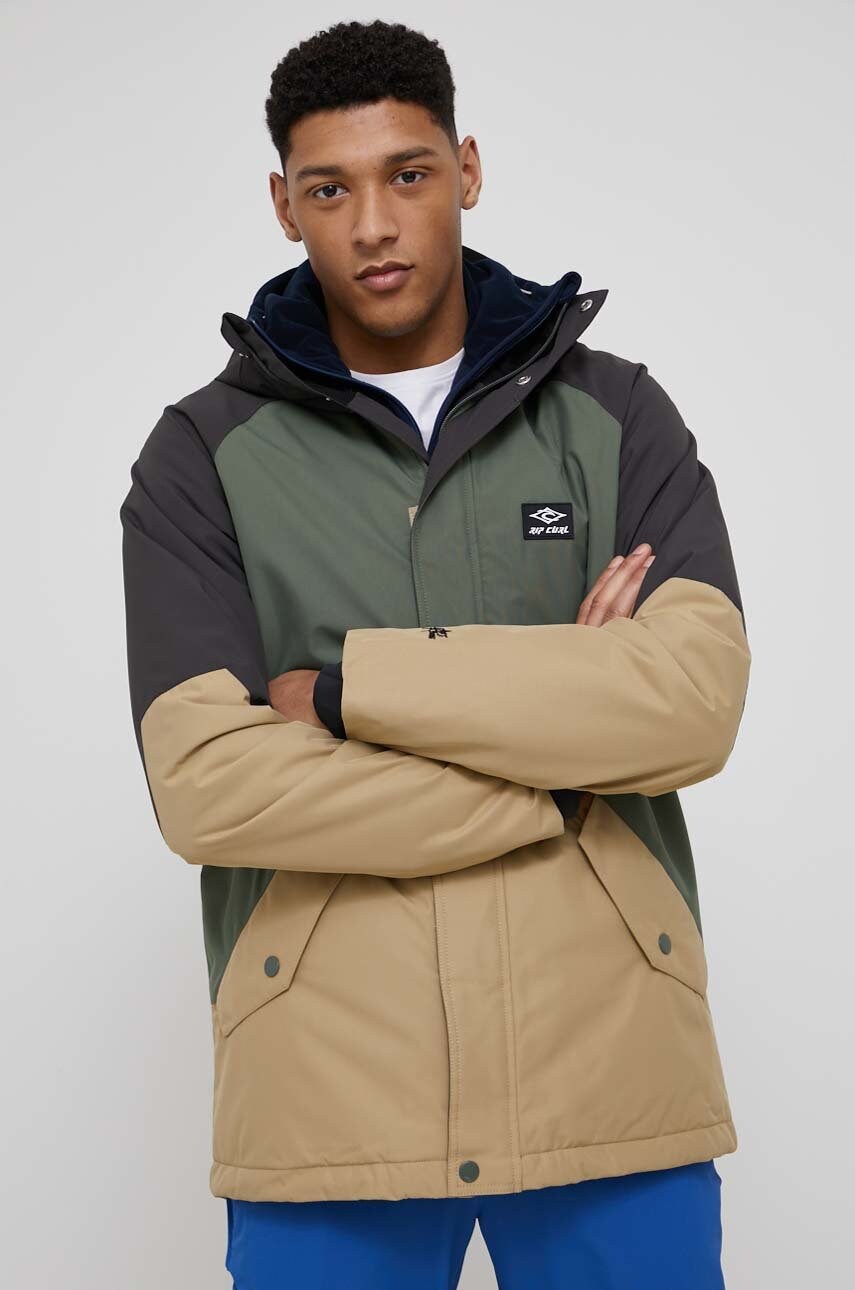Rip curl geacă bărbați, culoarea verde