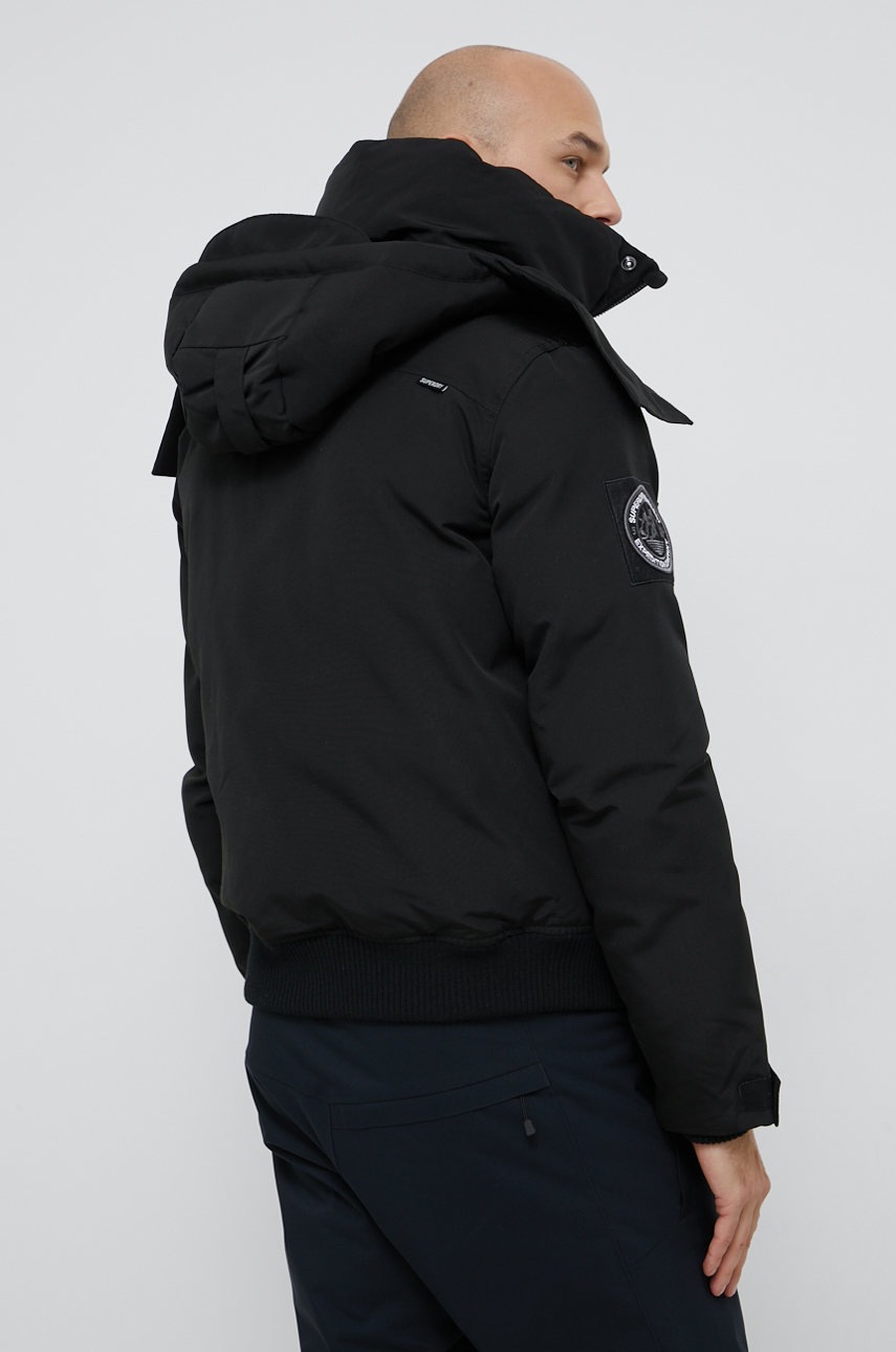 

Куртка Superdry цвет чёрный зимняя