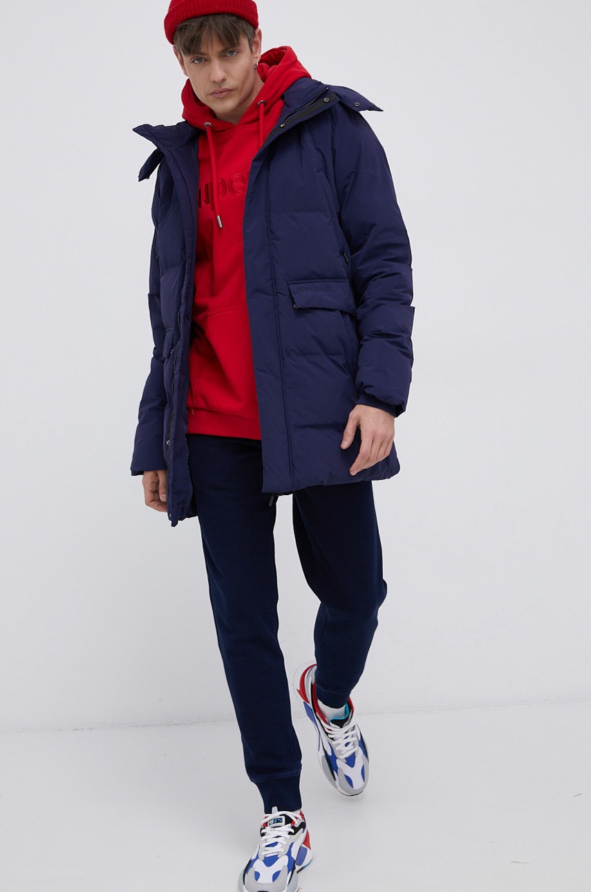 

Куртка Superdry мужская цвет фиолетовый зимняя