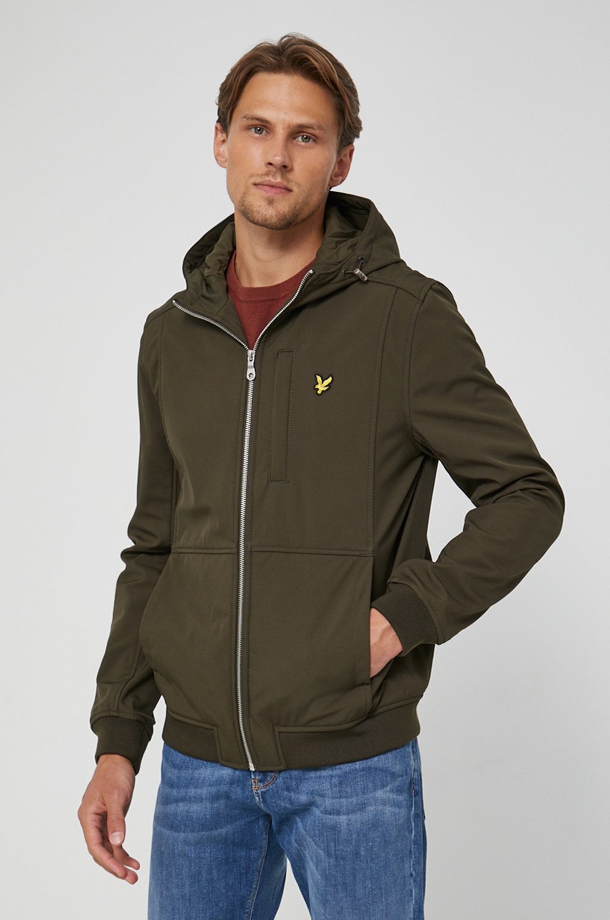 

Яке Lyle & Scott мъжко в зелено с преходна изолация, Зелен