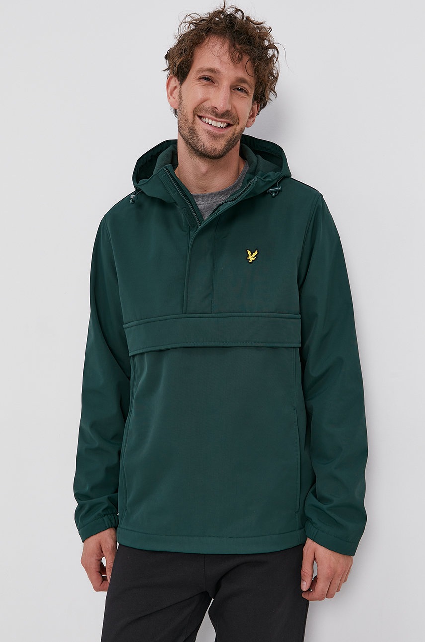 

Яке Lyle & Scott мъжко в зелено с преходна изолация, Зелен