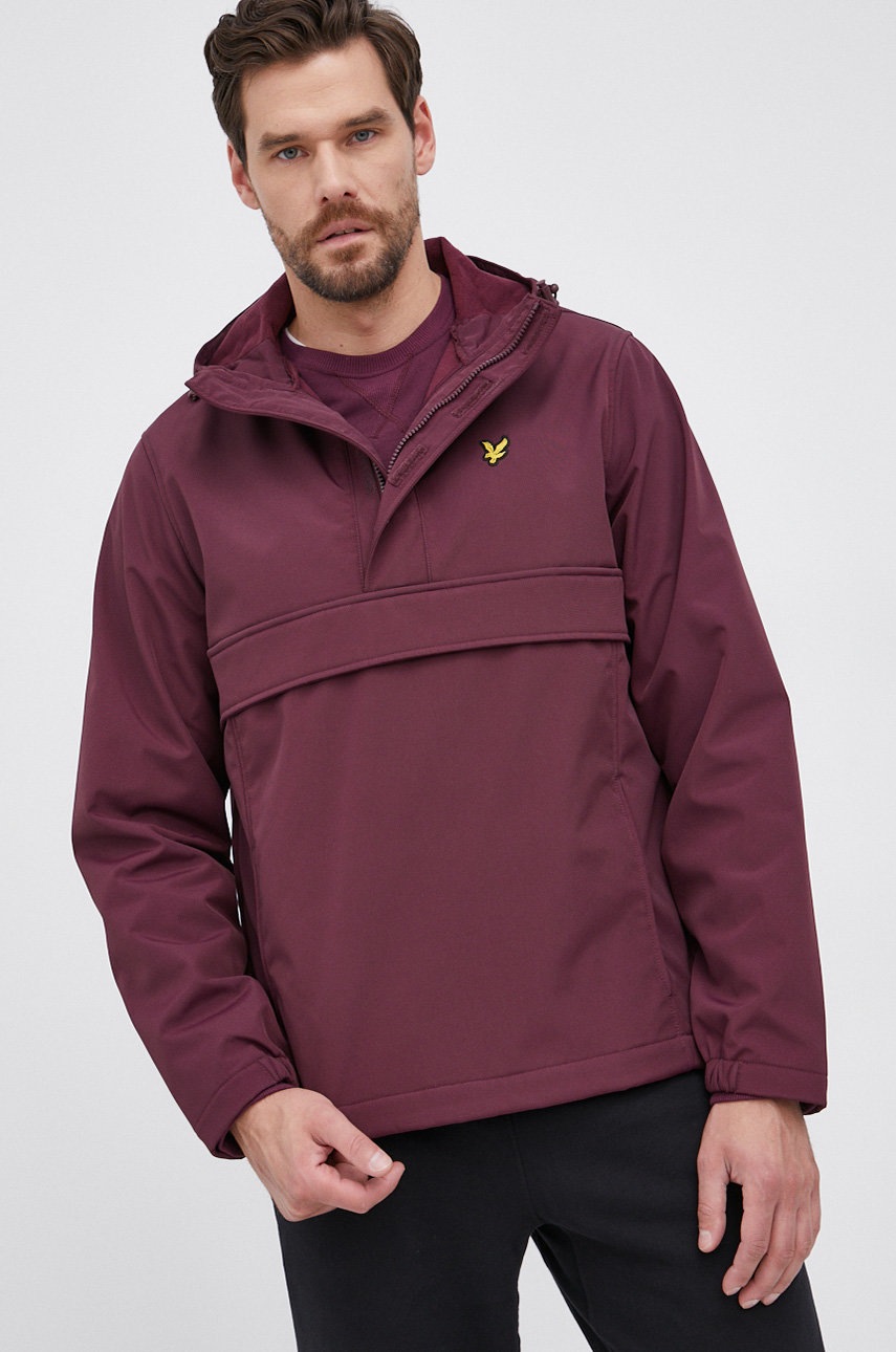 

Куртка Lyle & Scott мужская цвет фиолетовый переходная