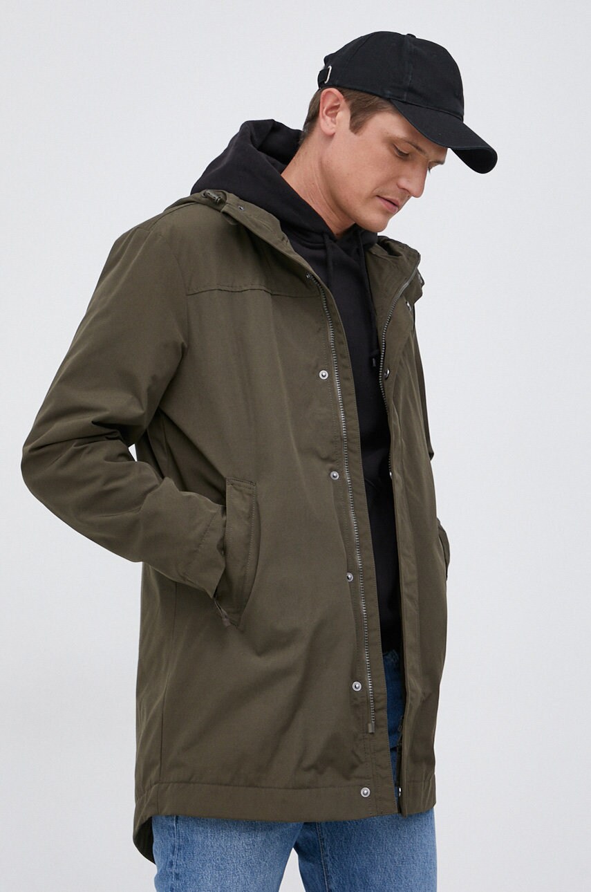 Lyle & scott hanorac bărbați, culoarea verde, de tranzitie