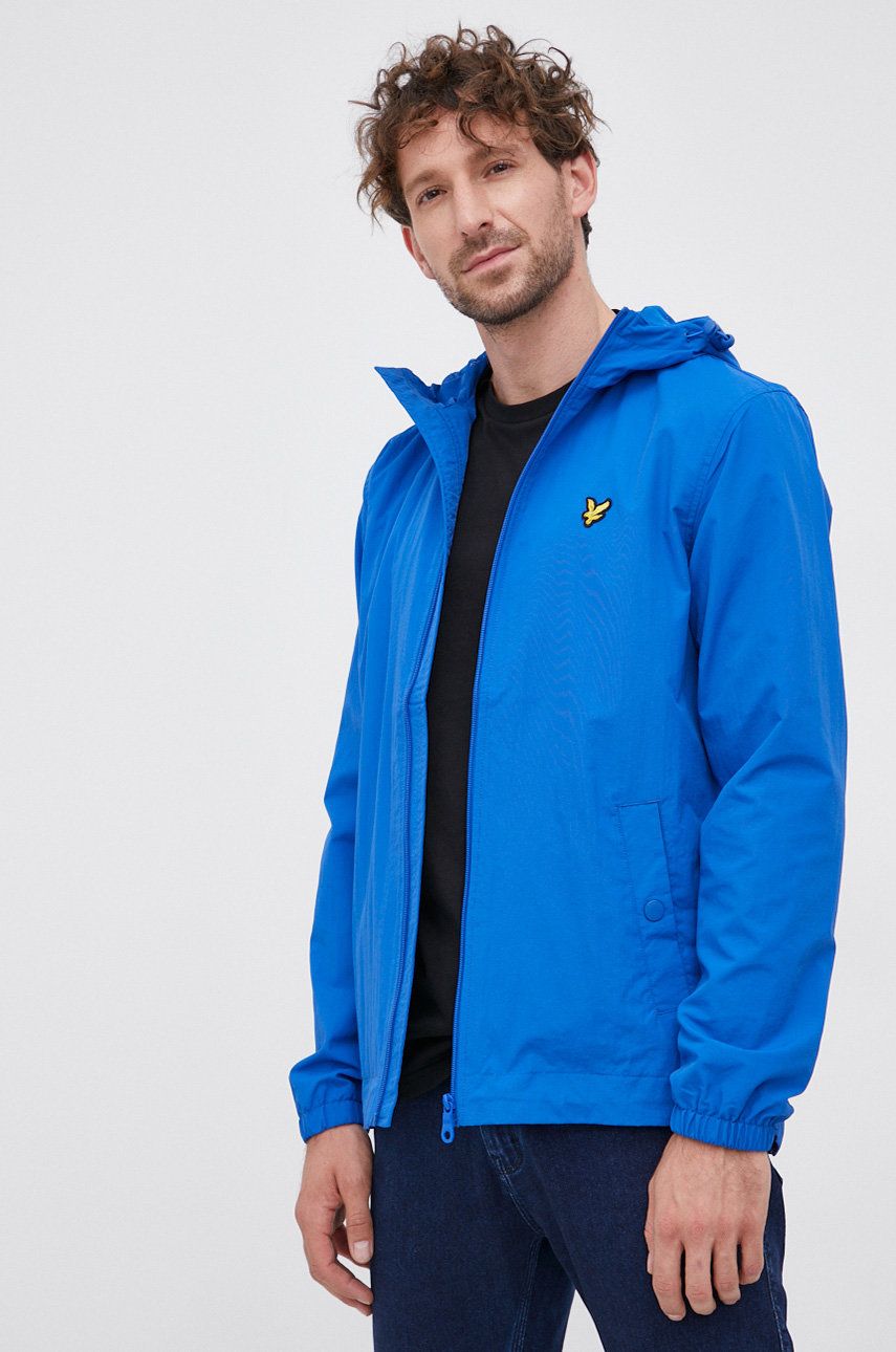 Lyle & Scott - Bunda - modrá -  Podšívka: 100% Polyester Hlavní materiál: 100% Nylon 