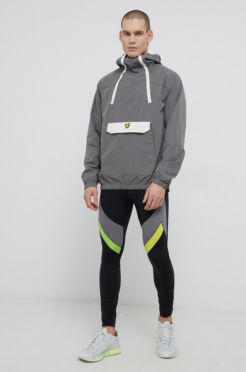 Lyle & scott geacă culoarea gri, de tranzitie