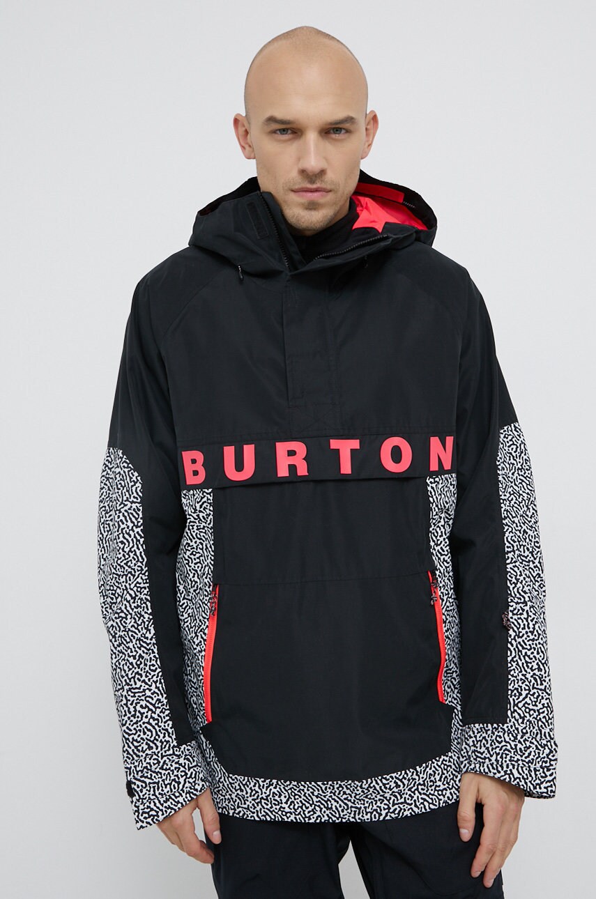 

Яке за сноуборд Burton в черно, Черен