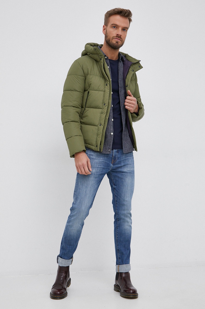 

Куртка Blauer колір зелений зимова