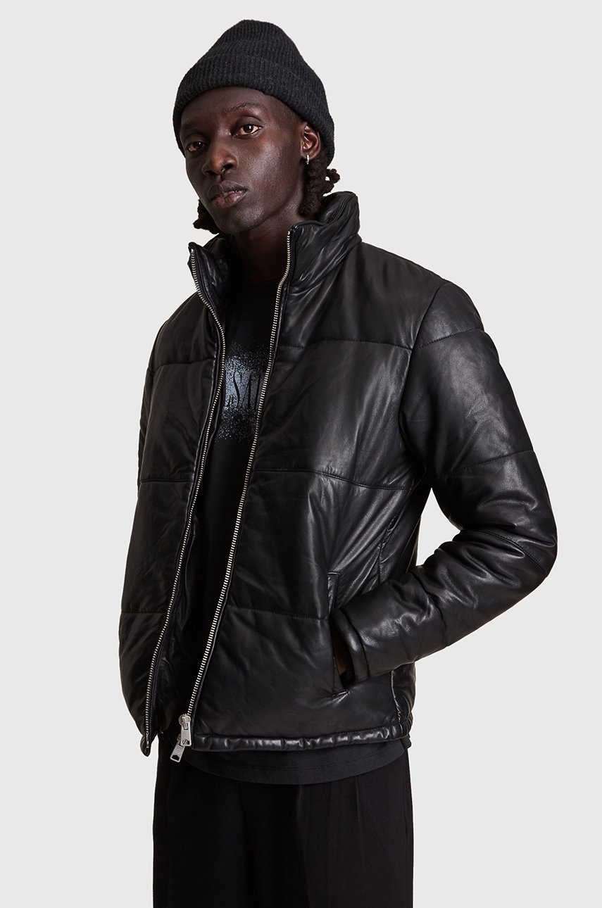 

AllSaints - Koжено яке, Черен