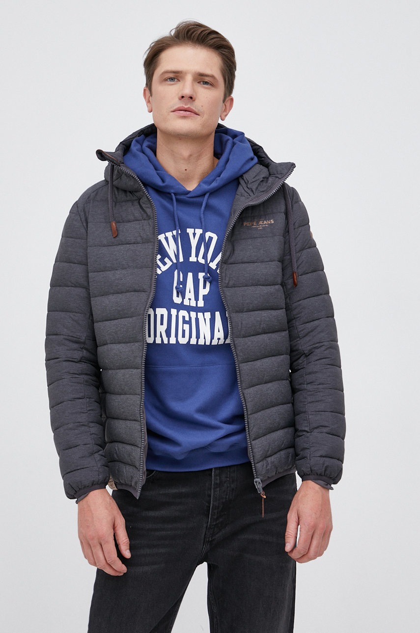 

Яке Pepe Jeans мъжко в сиво с преходна изолация, Сив