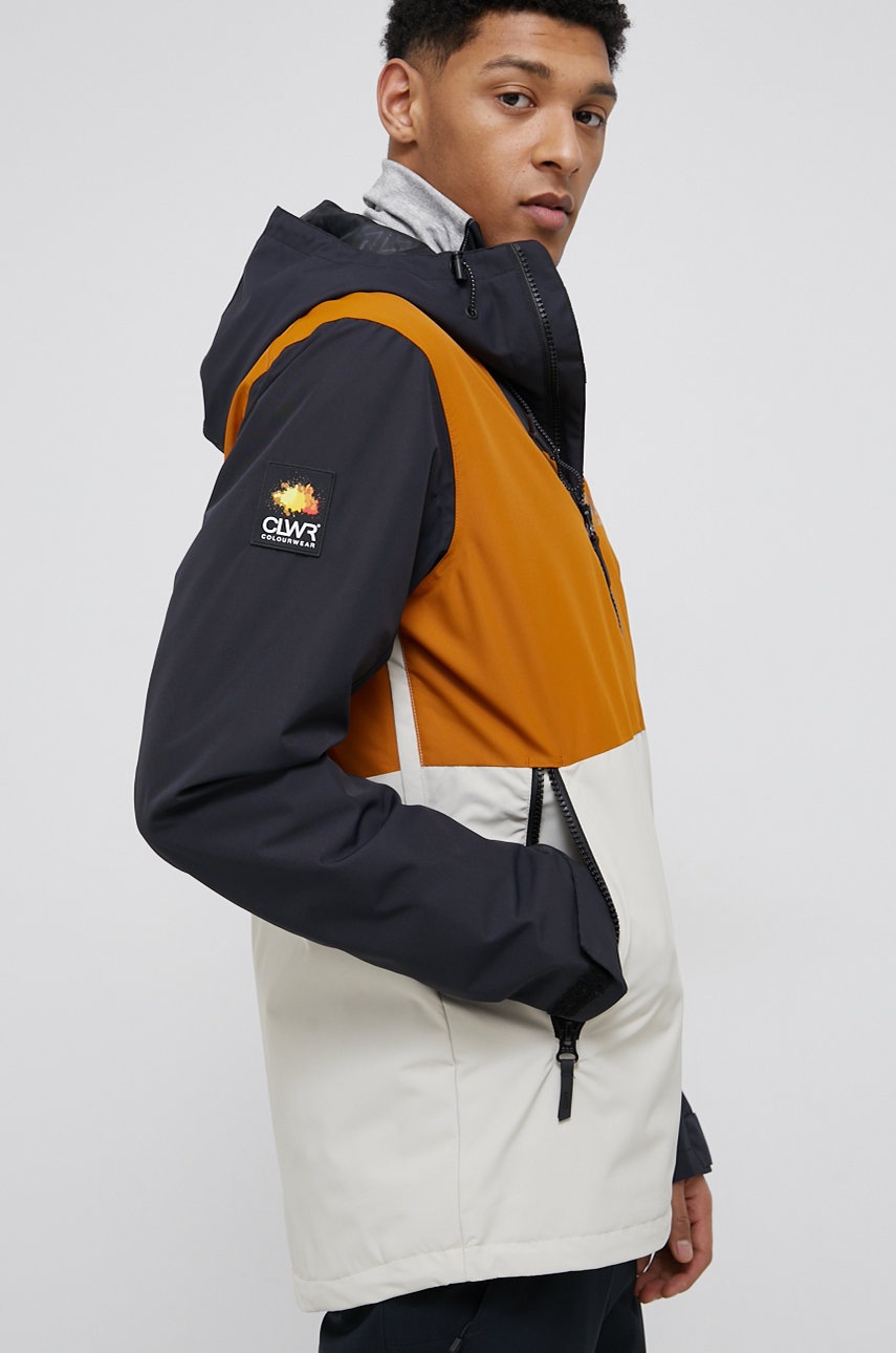 Colourwear rövid kabát férfi, narancssárga termék 2. képe