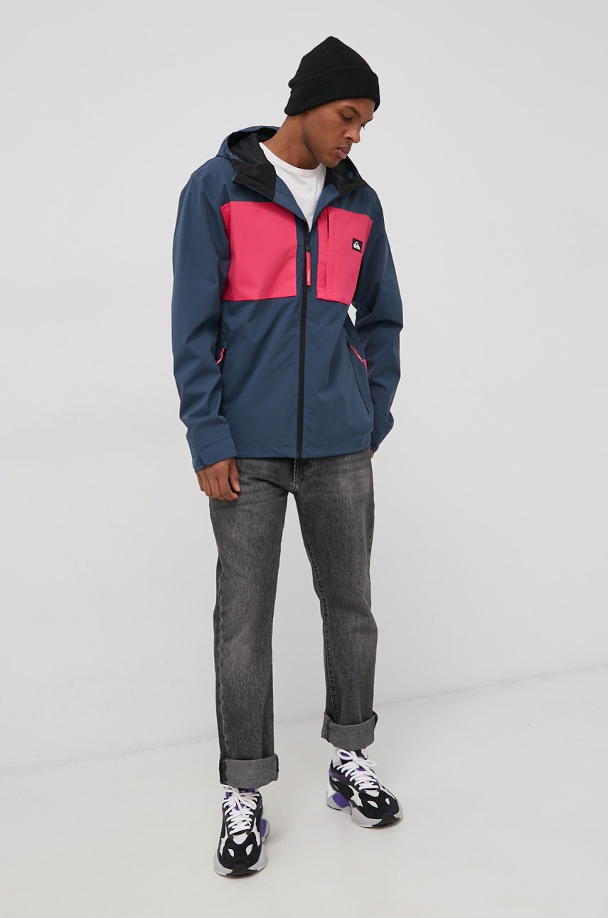 

Куртка Quiksilver колір синій перехідна
