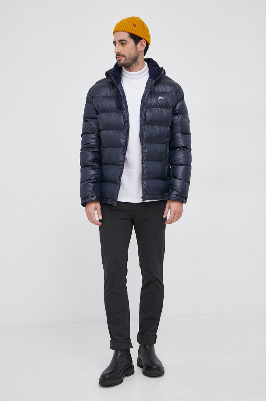 

Куртка Lacoste мужская цвет синий зимняя