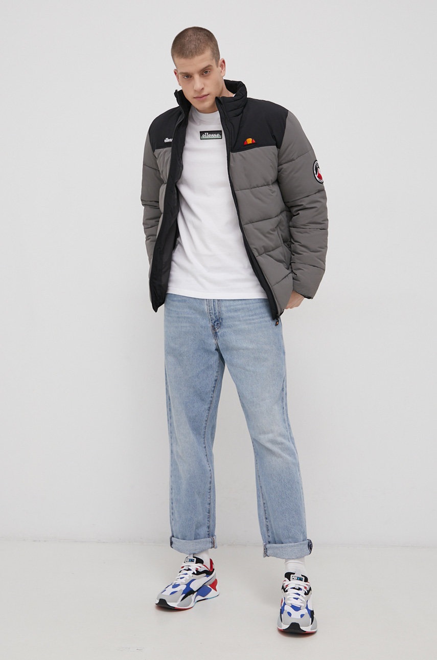 

Куртка Ellesse мужская цвет серый зимняя