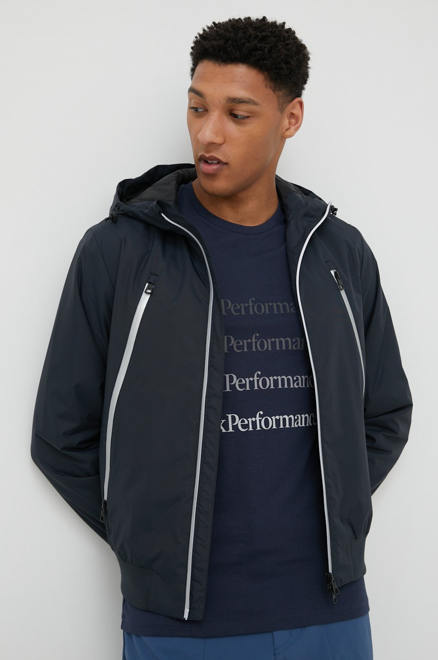 

Яке EA7 Emporio Armani в тъмносиньо с преходна изолация, Тъмносин