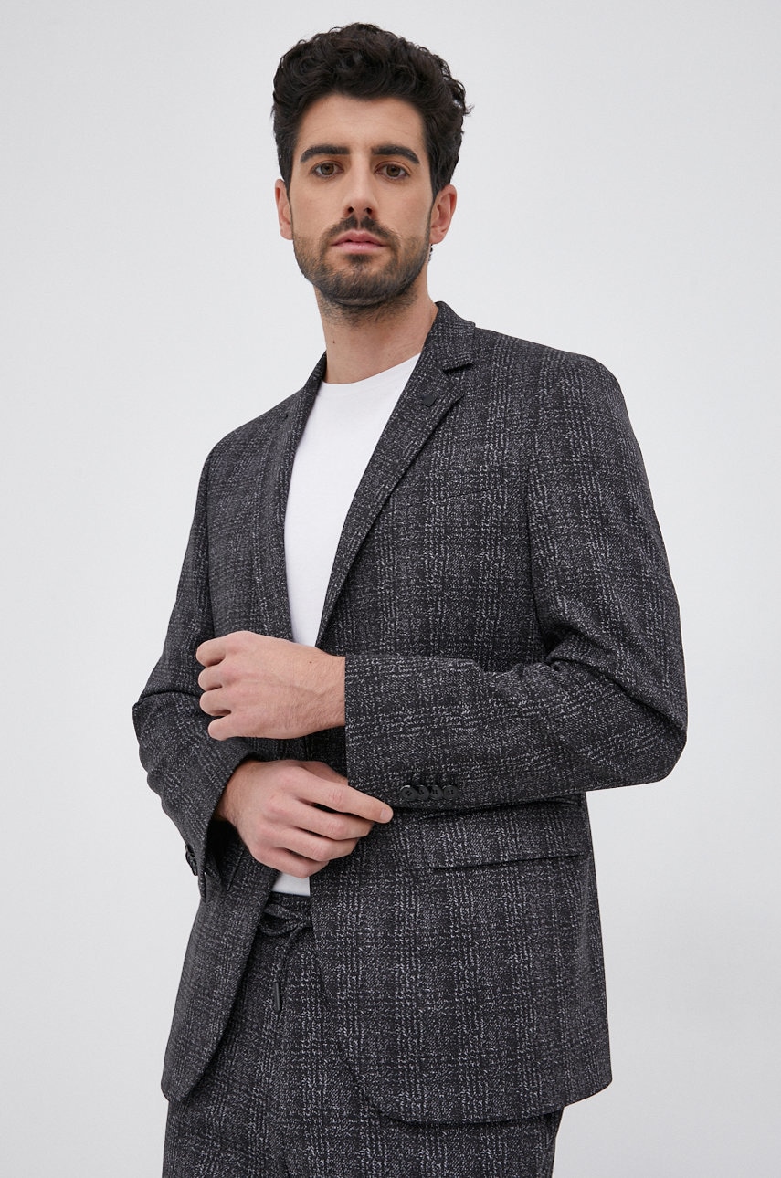 Karl lagerfeld sacou bărbați, culoarea negru