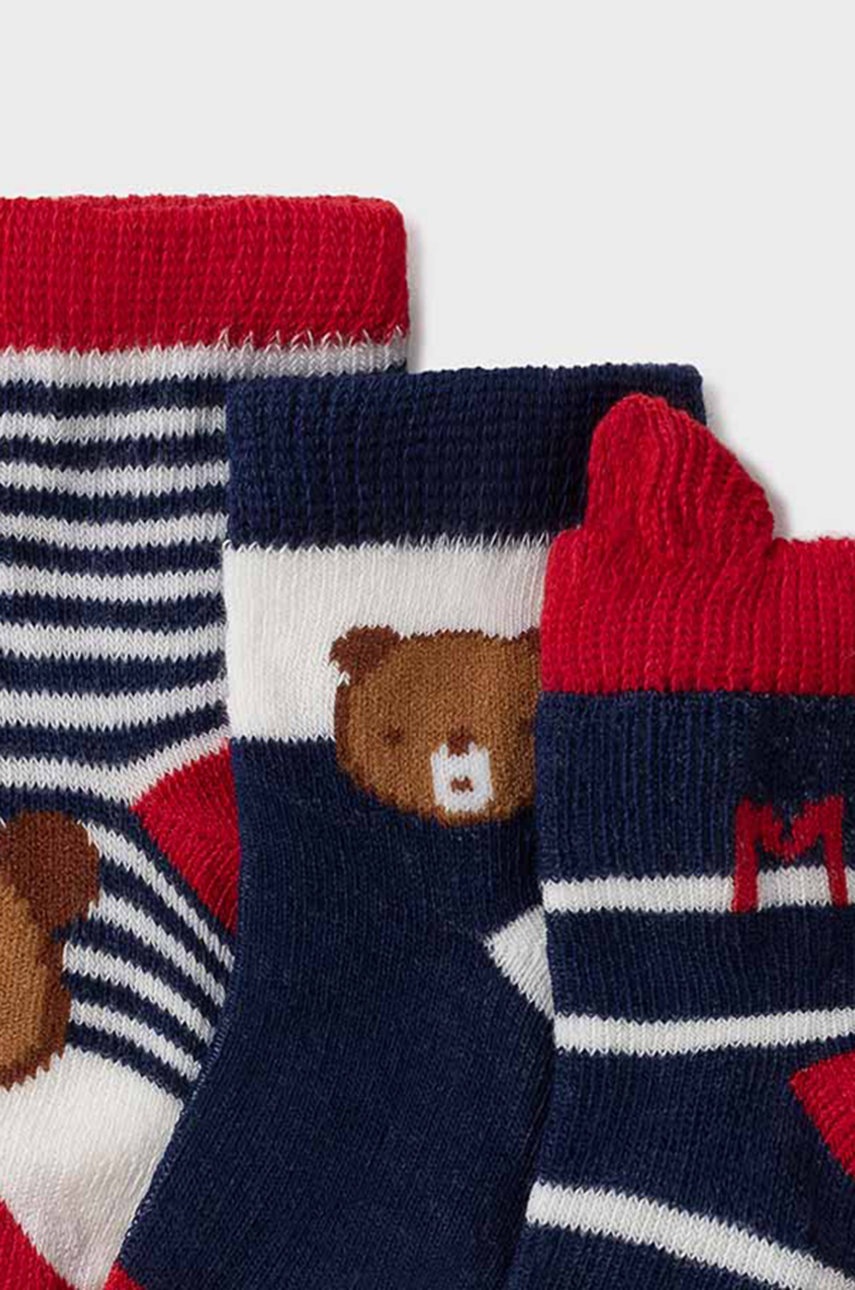 

Дитячі шкарпетки Mayoral Newborn (3-Pack) колір синій