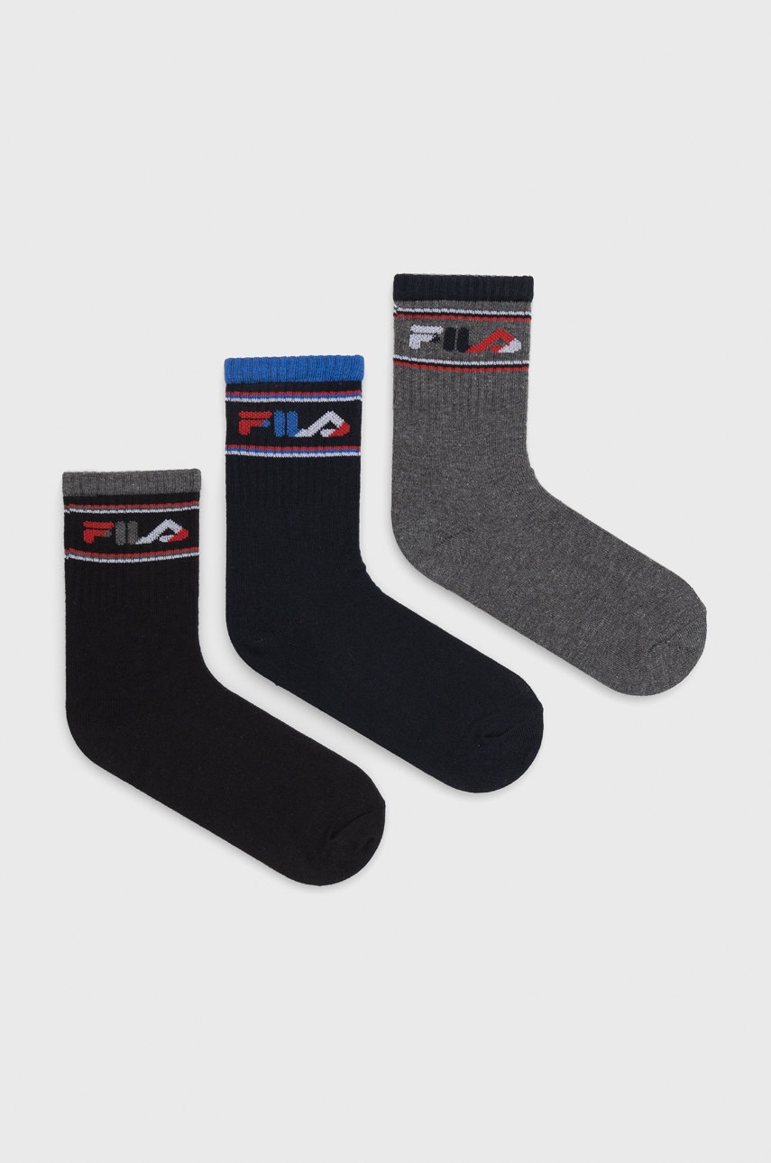 

Детски чорапи Fila (3 чифта) в сиво, Сив