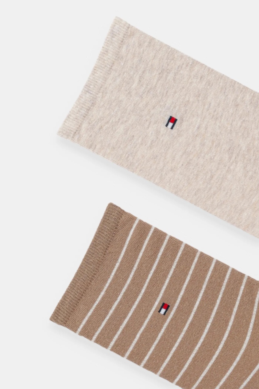 Носки Tommy Hilfiger 2 шт цвет бежевый 100001494