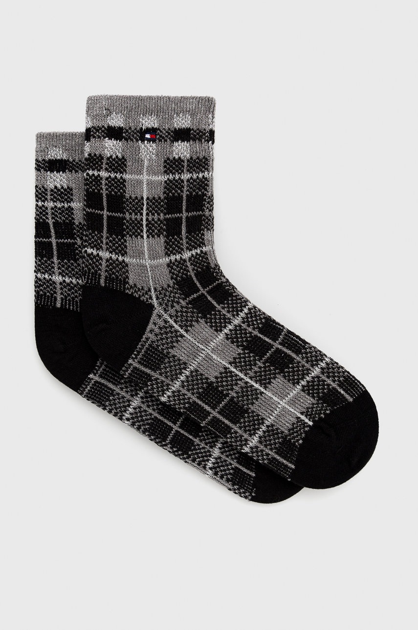 

Чорапи Tommy Hilfiger дамски в черно, Черен