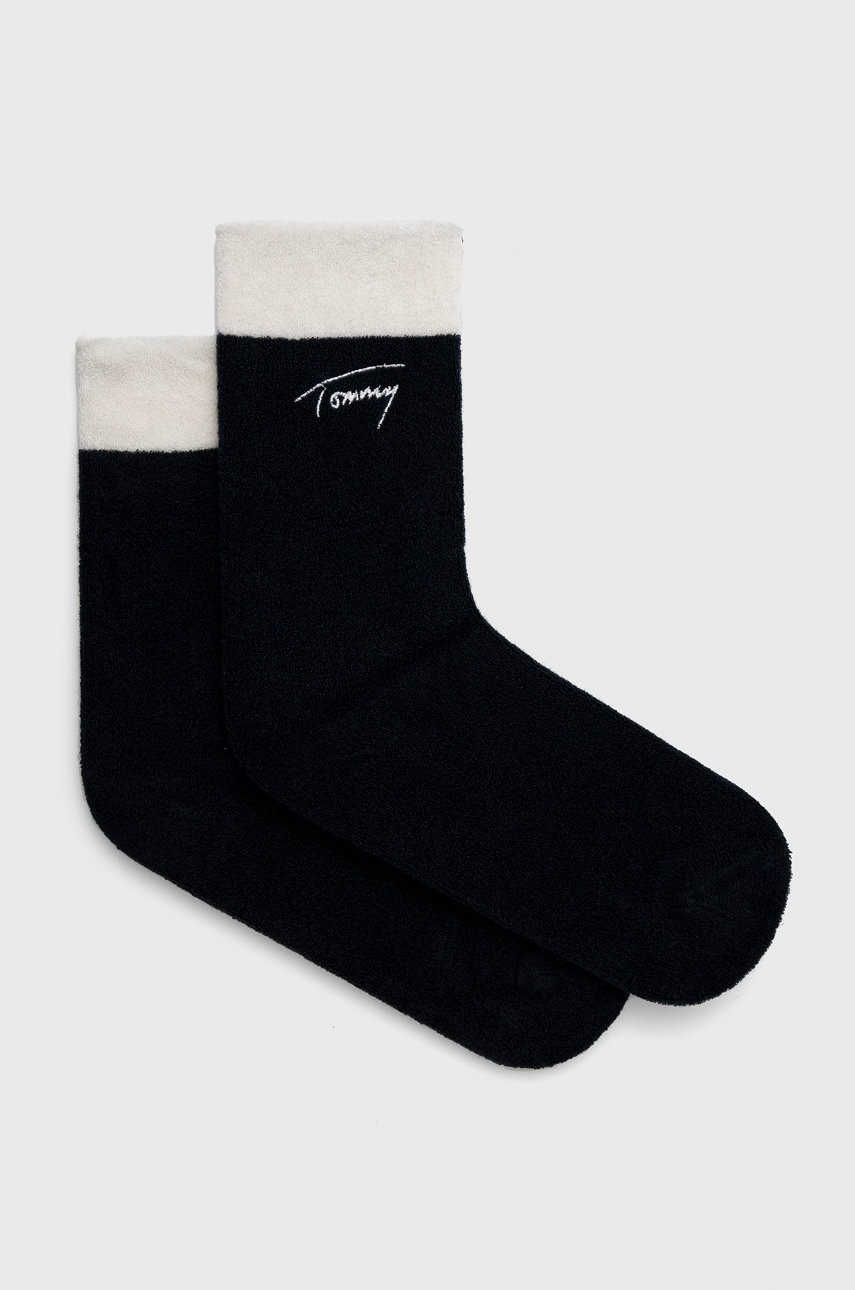 

Чорапи Tommy Hilfiger дамски в тъмносиньо, Тъмносин