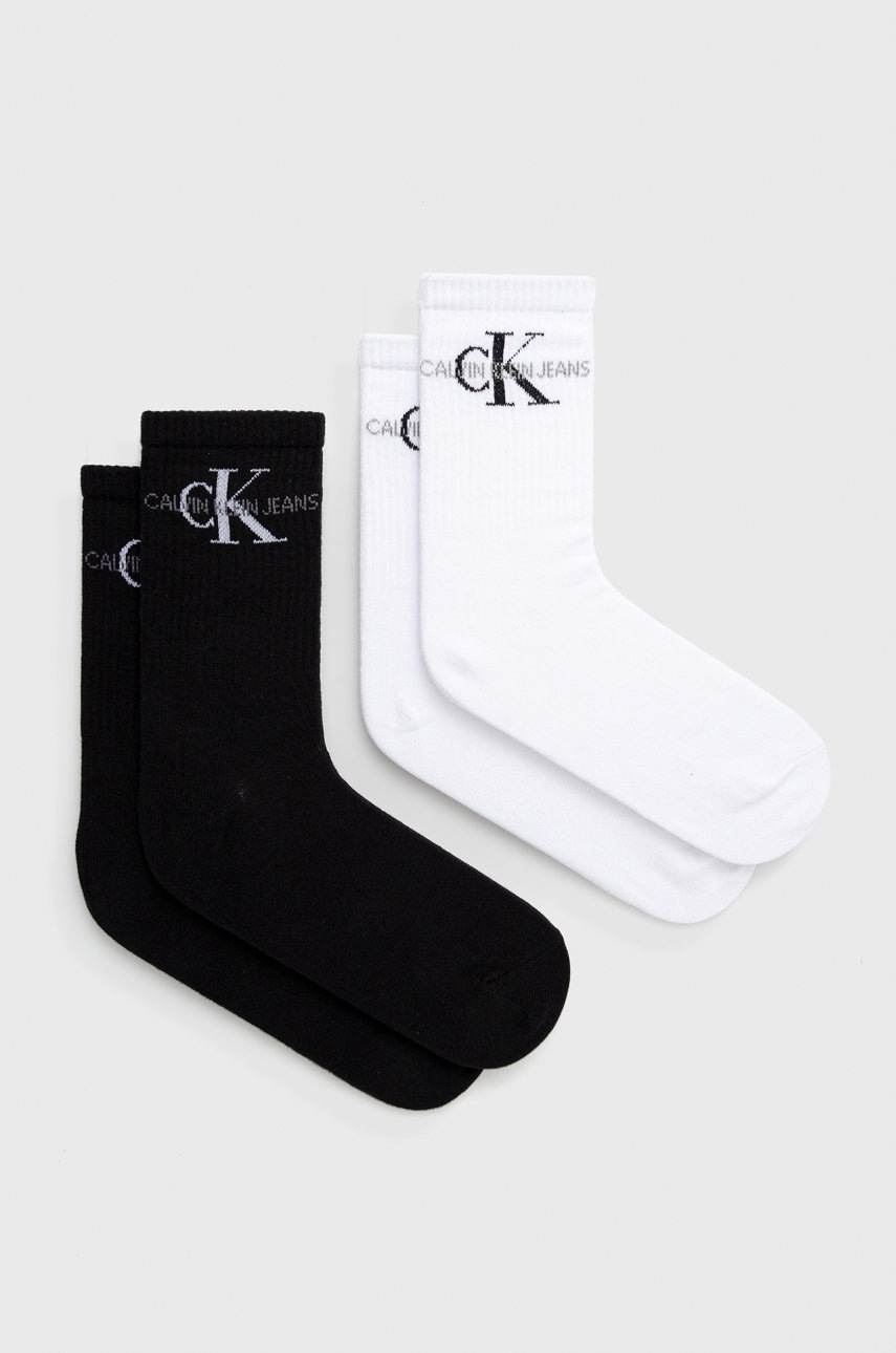 

Чорапи Calvin Klein дамски в черно, Черен