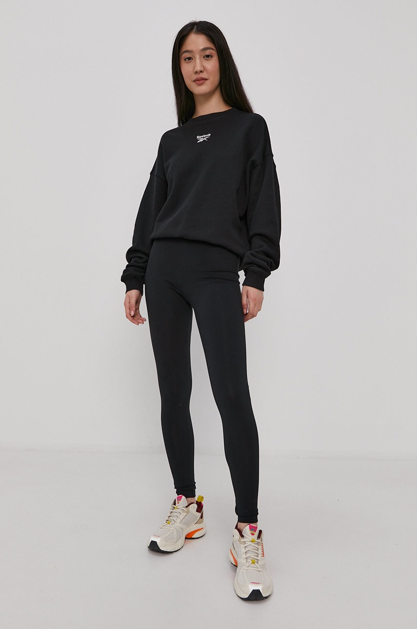 

Легінси Reebok Classic GS1713 жіночі колір чорний гладкі