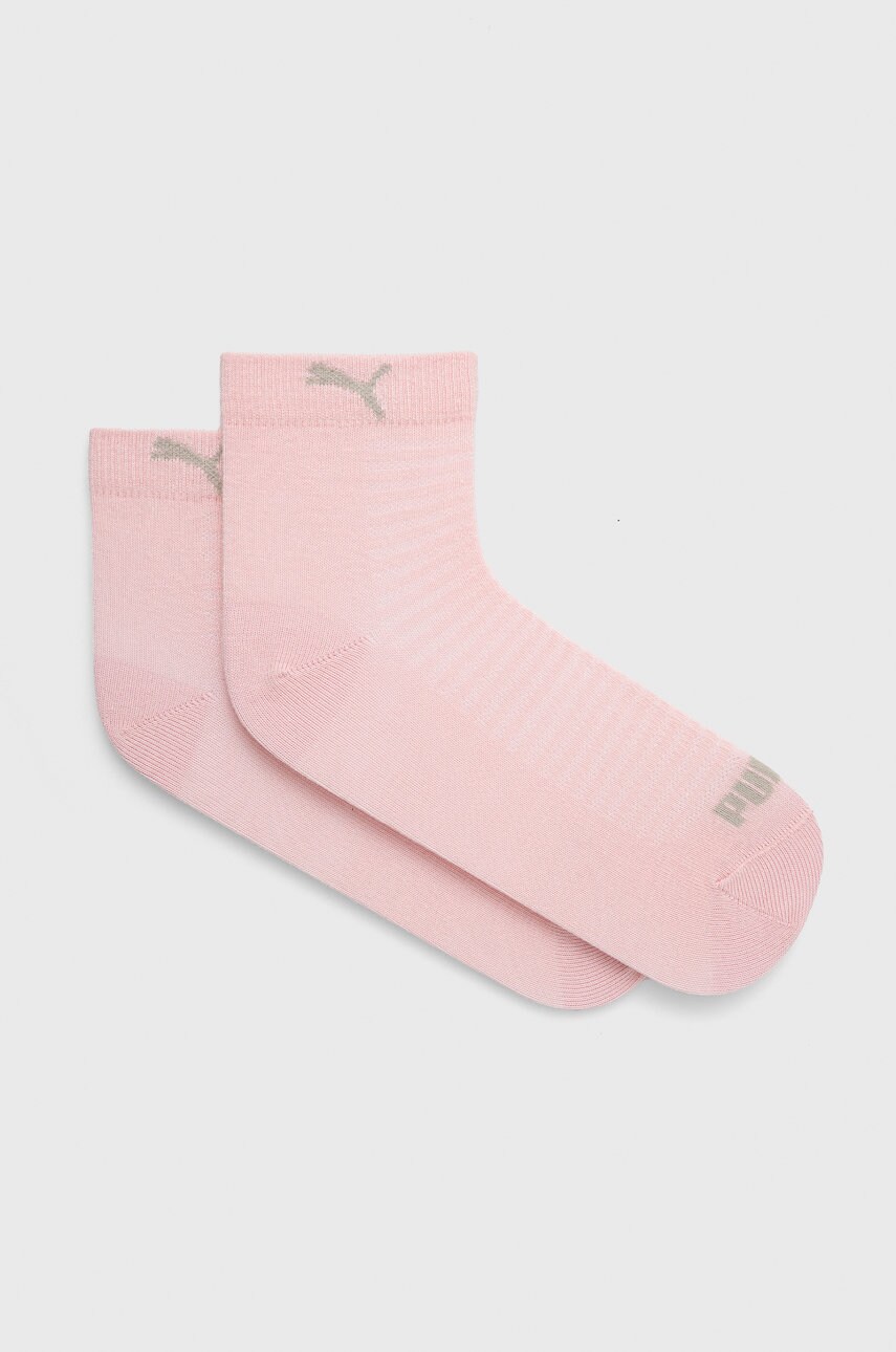 

Шкарпетки Puma (2-pack) 907956 жіночі колір рожевий