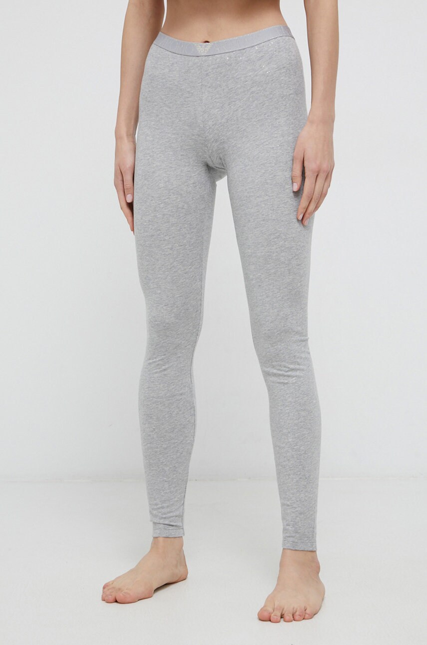 Emporio armani underwear colanți de pijama femei, culoarea gri