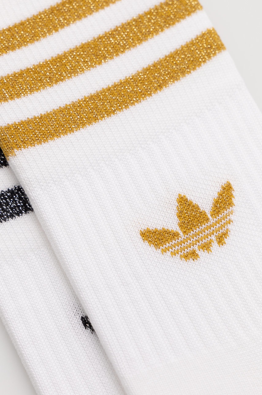 

Шкарпетки adidas Originals жіночі колір білий