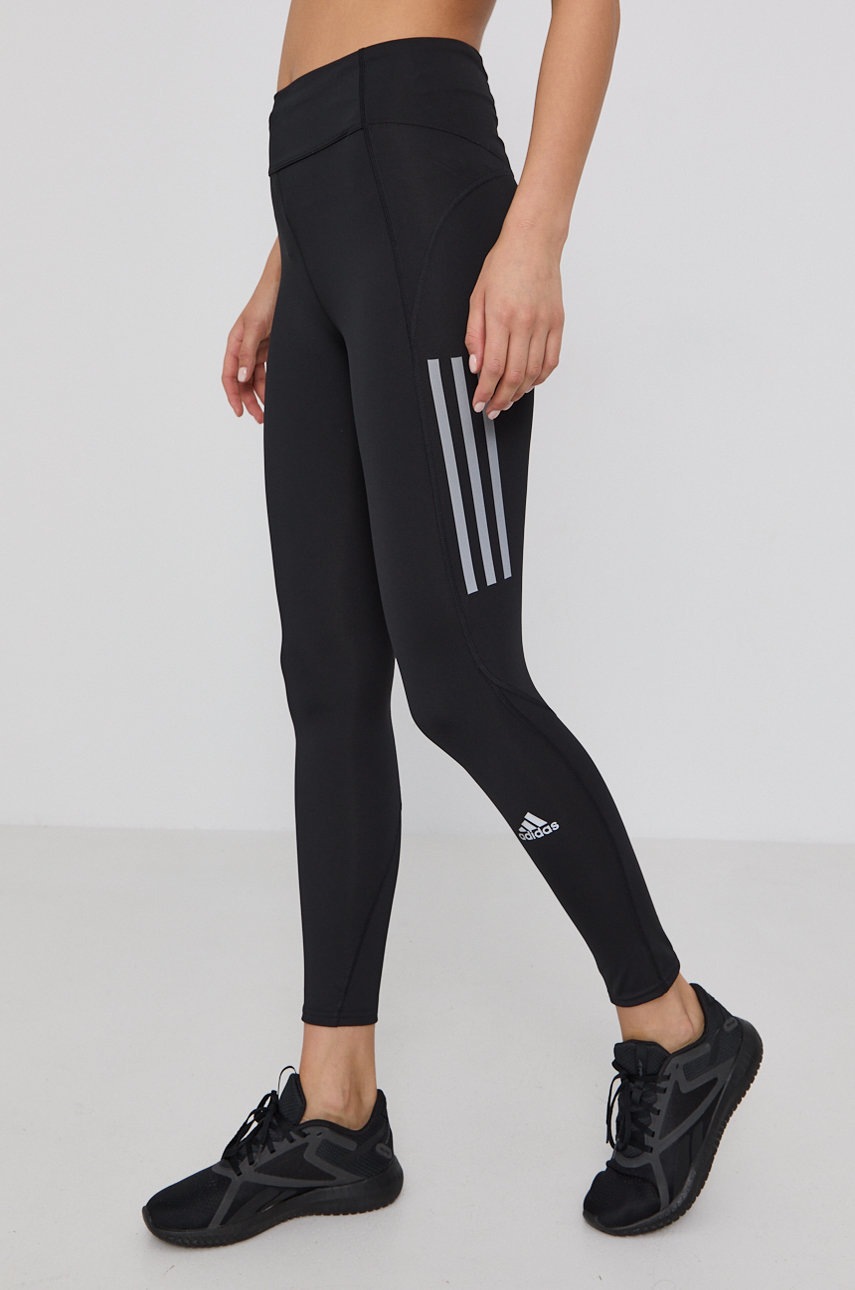

Леггинсы adidas Performance женские цвет чёрный гладкие